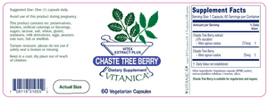 Chaste Tree Berry 60 vegcaps