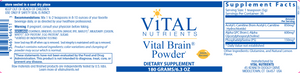 Vital Brain Powder 180 grams
