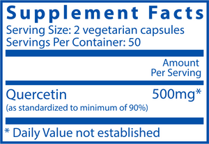 Quercetin 250 mg 100 vegcaps