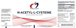 N-Acetyl-L-Cysteine 900 mg 120 vcaps