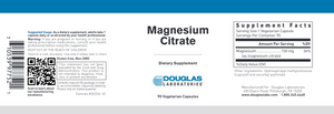 Magnesium Citrate 90 vegcaps